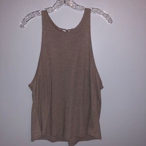 tan tank top
